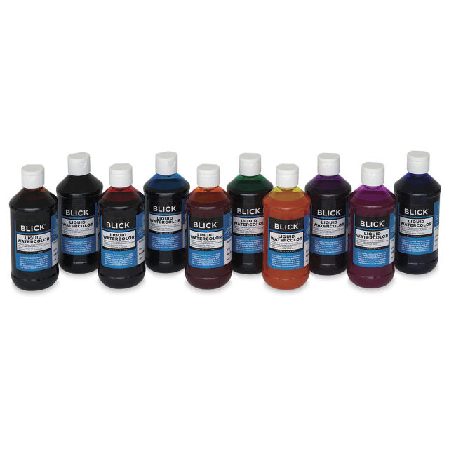 Sax Liquid Washable Watercolor Paints, 8 Ounces, Assorted Colors