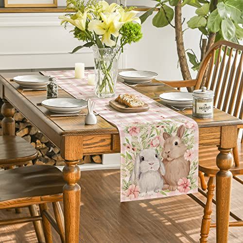 Artoid Mode Easter Plaid Table Runner