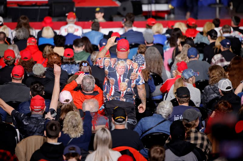 FILE PHOTO: Republican presidential candidate Donald Trump campaigns in North Carolina