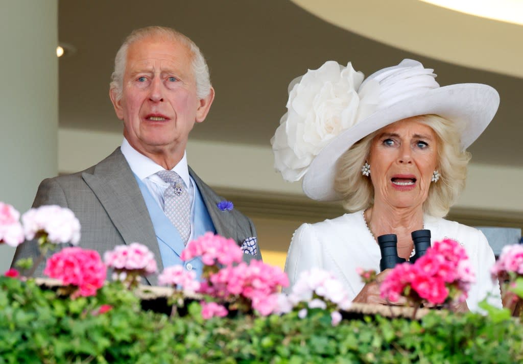 King Charles and Queen Camilla attend the Royal Ascot. Getty Images