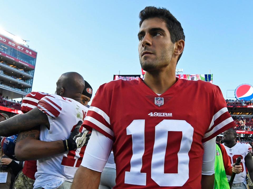 jimmy garoppolo san francisco 49ers