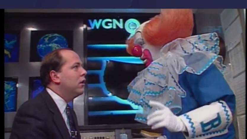 Tom Skilling with Bozo