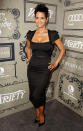 Truth be told, we kinda find Halle Berry's 'do a bit boring these days, but we'll never tire of seeing the gorgeous big screen star in designer duds. At this year's <i>Variety</i> Power of Women fete, the Oscar winner was poured into a Roland Mouret dress that successfully hugged her signature curves. Accessories included simple diamond earrings and pointy Jimmy Choo pumps. (10/5/2012)