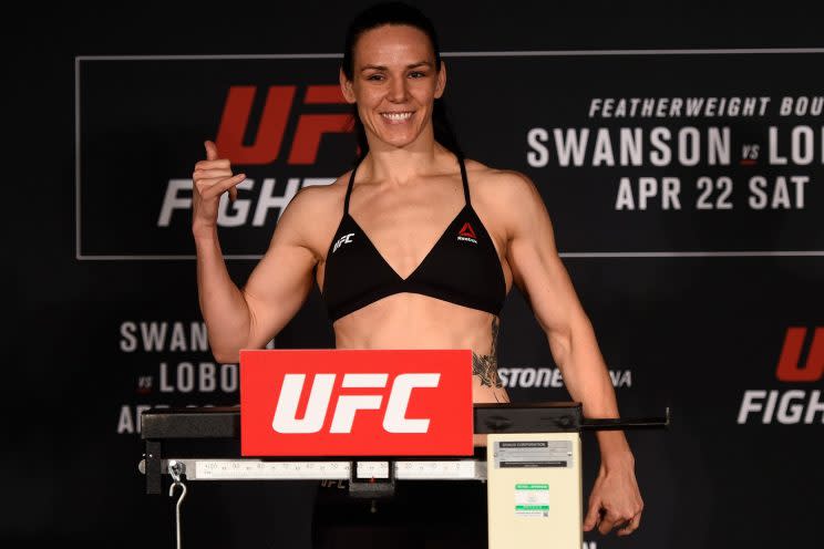 Alexis Davis figures to present a difficult test for Cindy Dandois in her UFC debut. (Getty Images)