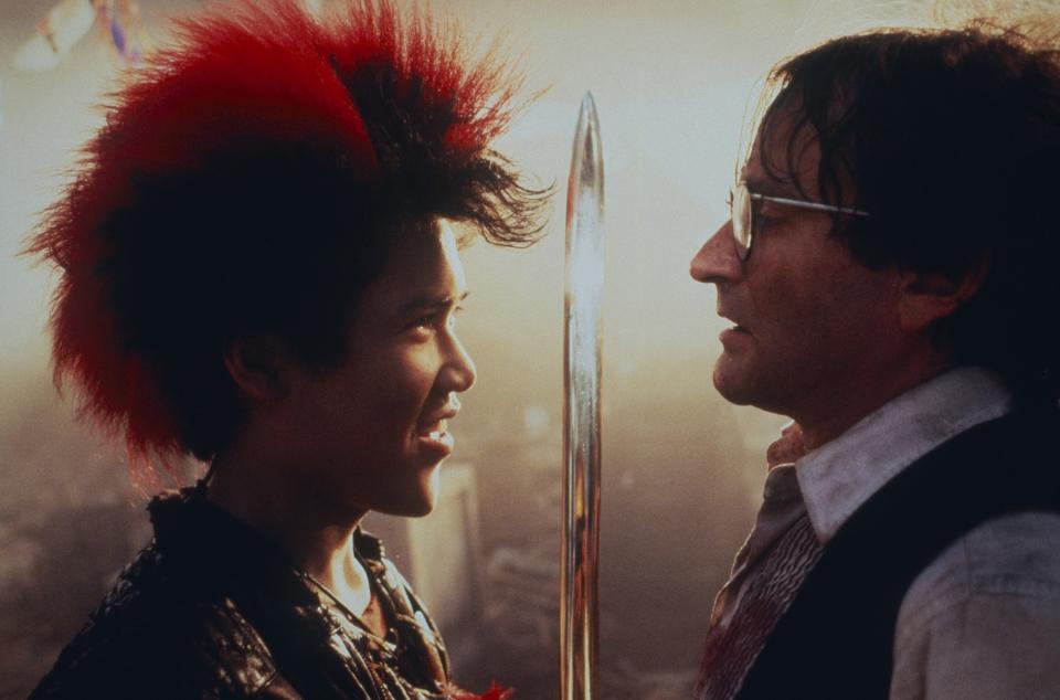 Dante Basco had his breakout role as Rufio opposite Robin Williams's Peter Pan in Steven Spielberg's 1991 family favorite, Hook (Photo: TriStar Pictures / courtesy Everett Collection)