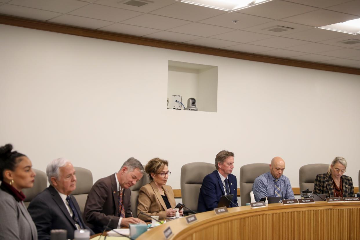 The Joint Interim Committee on Addiction and Community Safety Response meets to discuss Oregon’s drug addiction crisis on Monday at the Oregon State Capitol.