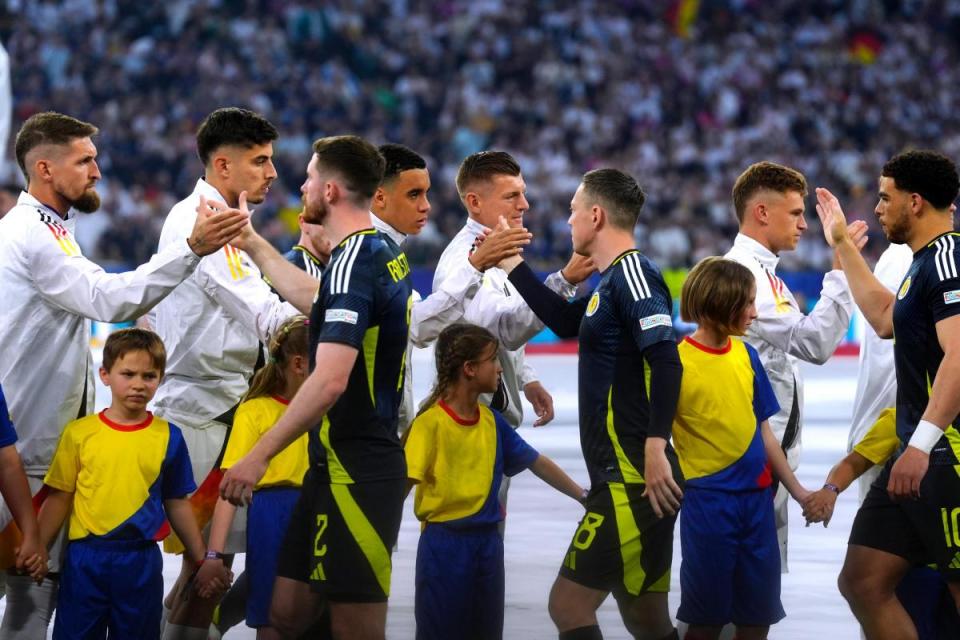 Scotland played Germany in the opening match of the Euros competition <i>(Image: PA)</i>