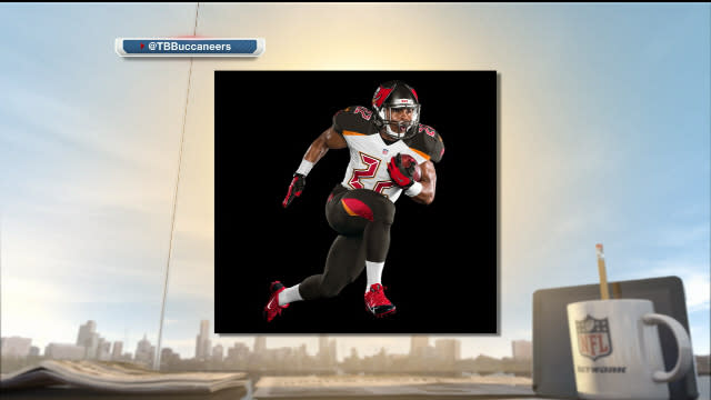 Tampa Bay Buccaneers reveal shiny (literally) new Nike uniforms •