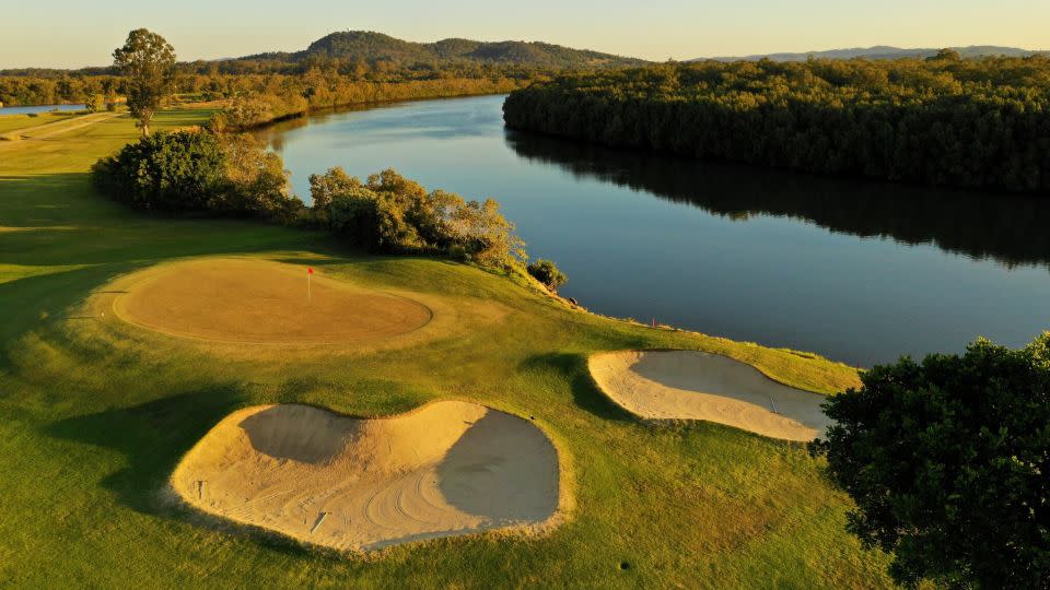 Carbrook yearns to see sharks one day cross over from the Logan River and repopulate the course's lake. - Courtesy Carbrook Golf Club