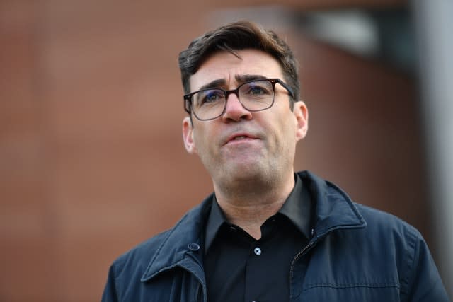 Greater Manchester mayor Andy Burnham