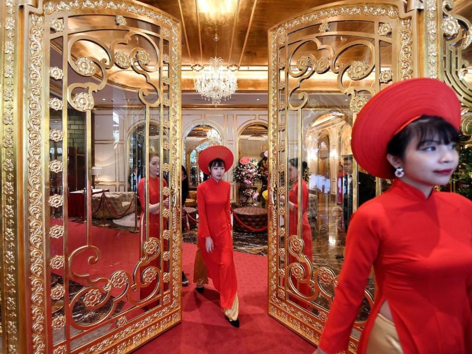 gold plated vietnam hotel luxury