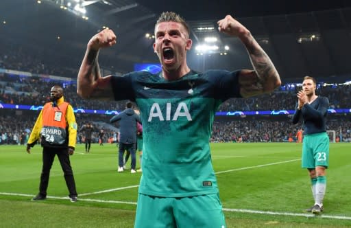 Muscled out: Manchester City are seeking revenge for their Champions League quarter-final exit to Tottenham last season