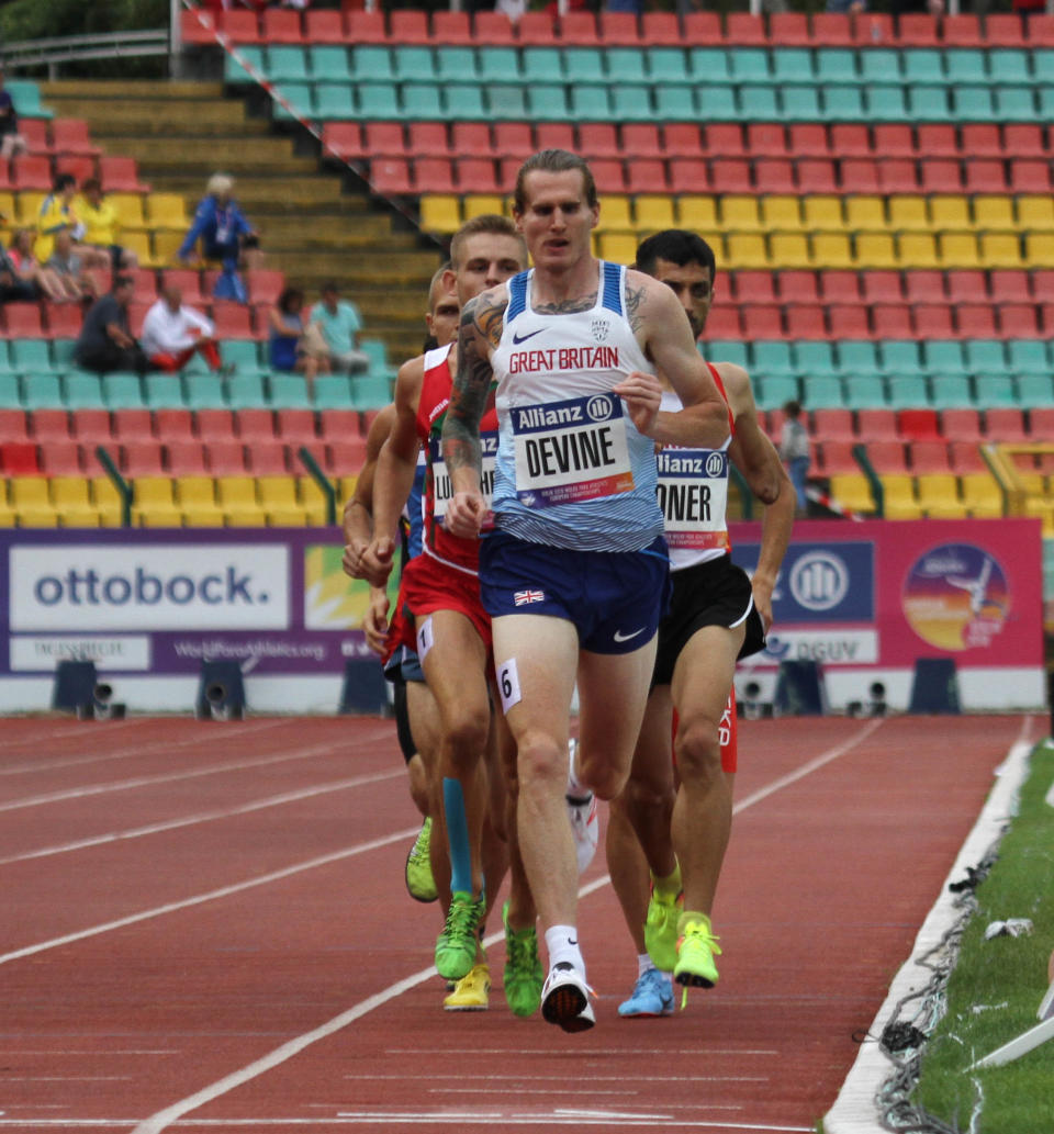 Devine defied the weather en route to European gold in Berlin. Pic: Ben Booth Photography