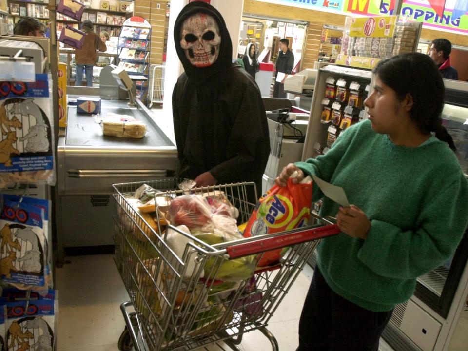 2002 halloween costume supermarket