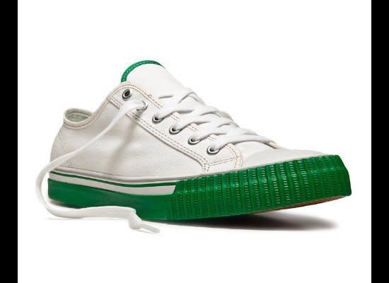 Classic good looks with a pop of color--enough said.   To Buy: <a href="http://www.pfflyers.com/MC1002E1" target="_hplink">PF Flyers: Center Lo</a>  