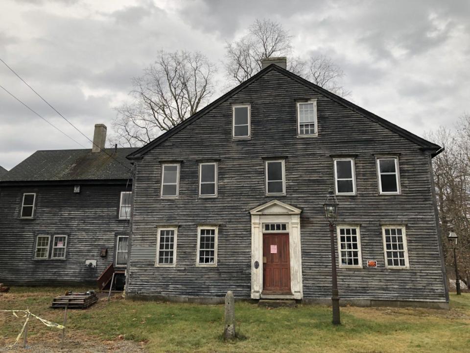 The historic Barnard Tavern is seen here from Barnard Lane in Kennebunk, Maine, on the afternoon of Dec. 2, 2021.