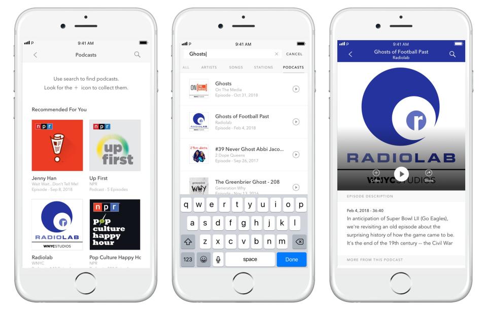 Pandora made its interest in podcasting clear several times this year. Now,