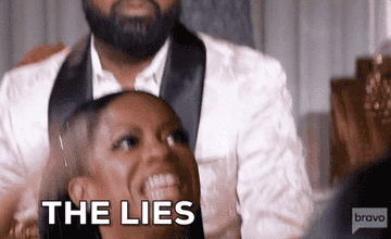 Kandi Burruss screaming "the lies the lies the lies"
