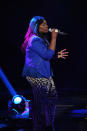 Candice Glover performs "Next to Me" on the Wednesday, May 8 episode of "American Idol."