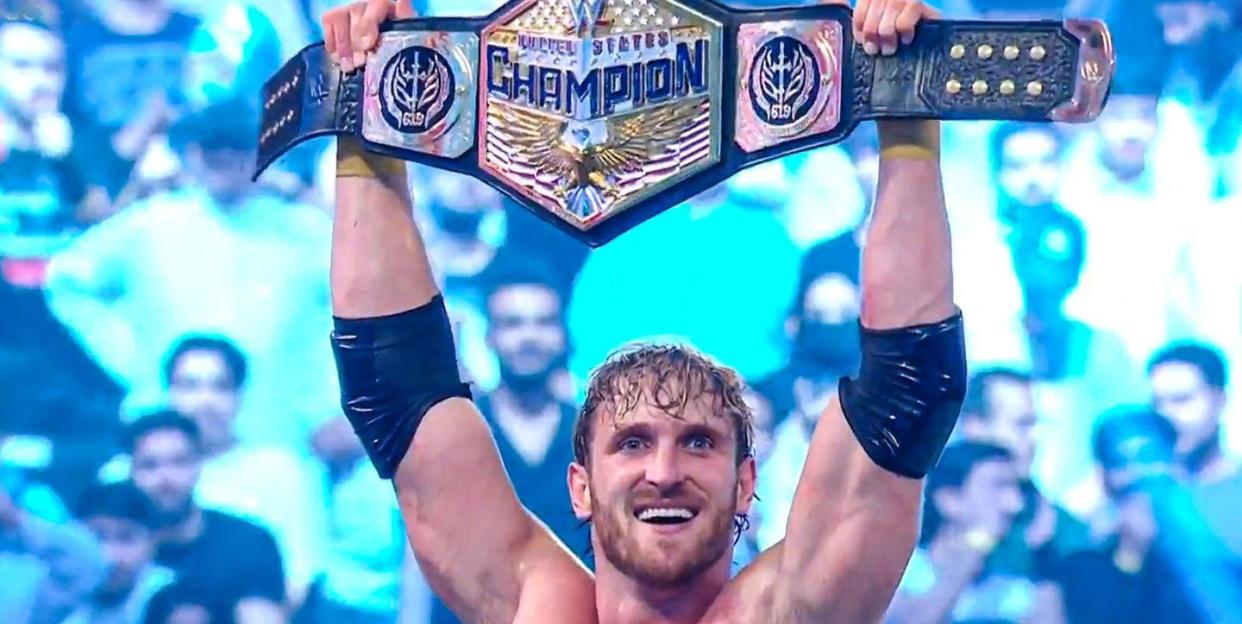 wwe crown jewel 2023 logan paul