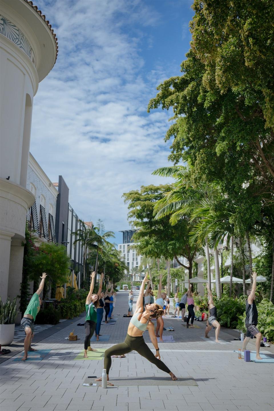 Stretch, strengthen and lengthen on Saturday, May 4 during yoga at CityPlace.
