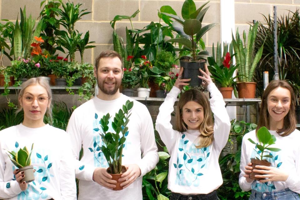 The Stem founder James Folger, above with his team (The Stem)