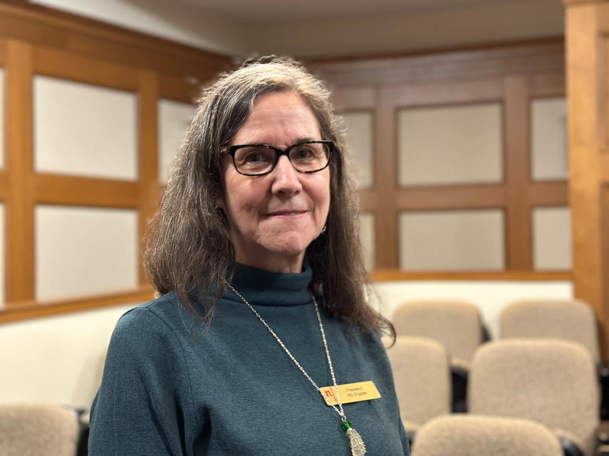 Jean Blackler, president of Canadian Counselling and Psychotherapy Association's Nova Scotia chapter, says private counsellors look forward to being able to bill the province in the hope it will make mental health care more affordable and accessible for Nova Scotians. (Taryn Grant/CBC - image credit)