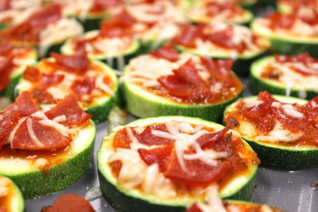 Zucchini Pizza BItes