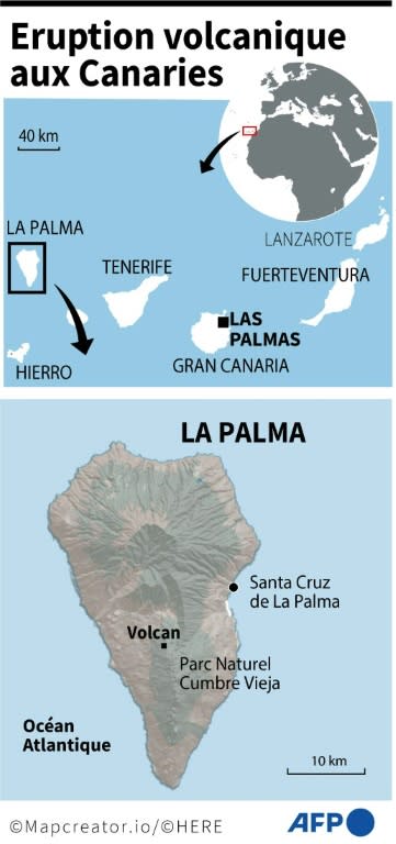 Espagne : éruption volcanique dans l'archipel des Canaries (AFP - Tupac POINTU)