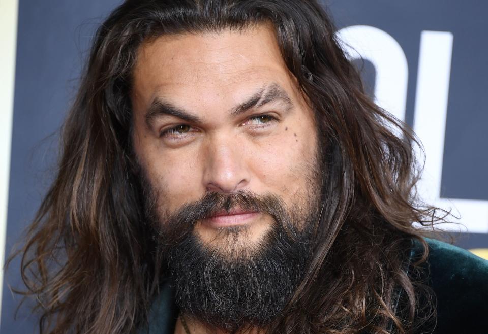 Jason Momoa looking his usual self as he attends the 77th Annual Golden Globe Awards. (Photo: Daniele Venturelli via Getty Images)