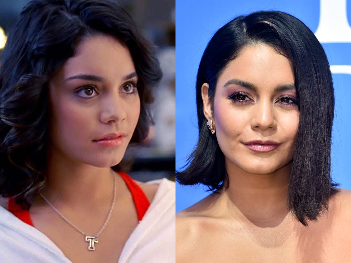 vanessa hudgens high school musical then and now