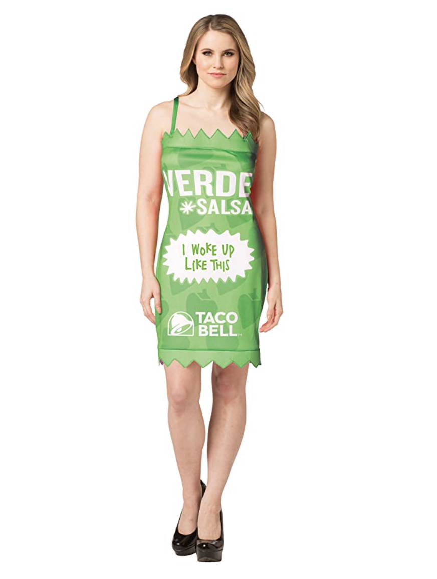 Women's Taco Bell Verde Packet Costume