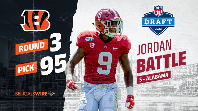 Bengals select DB Jordan Battle in third round after trading down