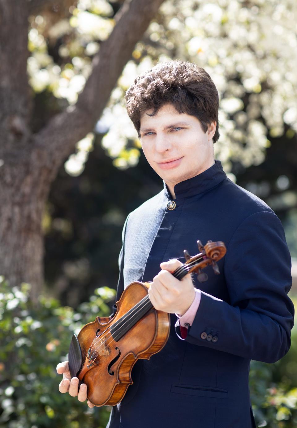 Augustin Hadelich is the guest artist at the Sarasota Masterworks concert “Beethoven & Tchaikovsky.”
