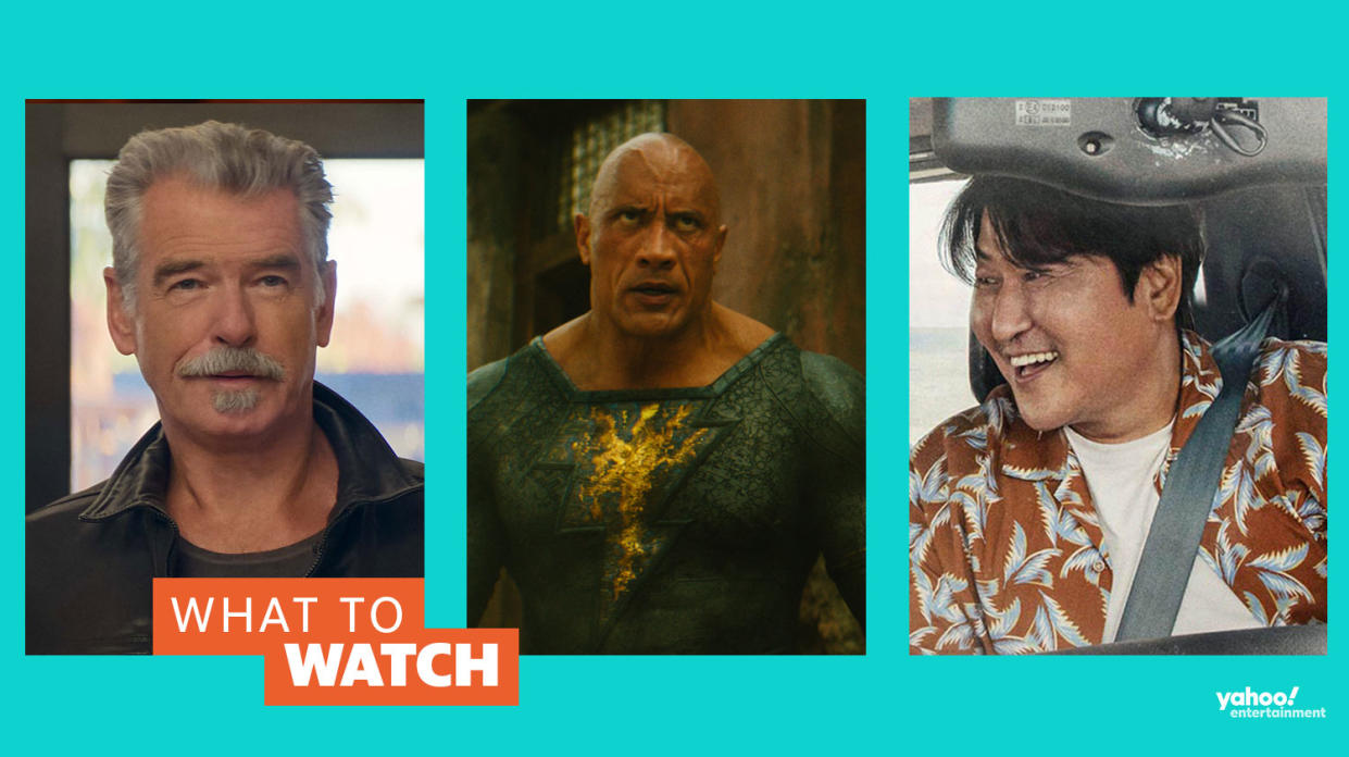 What to watch: The Out-Laws, Black Adam and Broker are some of the movies new to streaming this week (Netflix/Warner Bros./Alamy)