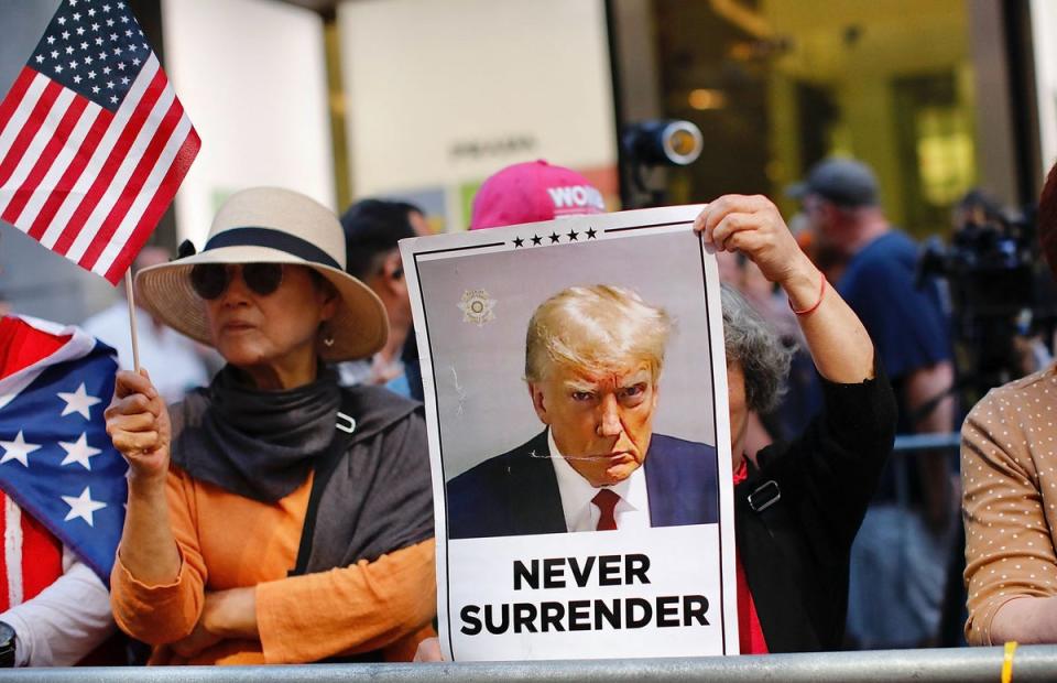 Trump supporters (AFP via Getty Images)