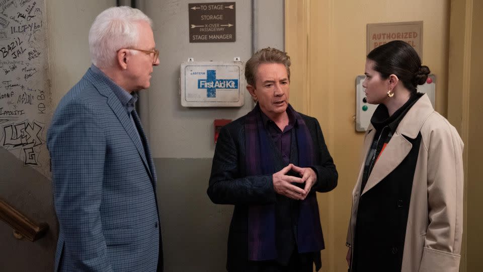 Steve Martin, Martin Short and Selena Gomez in "Only Murders in the Building." - Patrick Harbron/Hulu