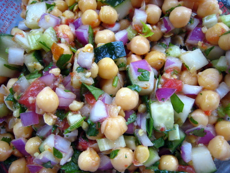 “Creative Commons Chickpea Salad” by Daniel Rossi is licensed under CC BY 2.0