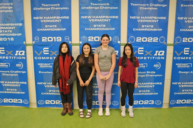 Roborats -- Yang Kong, Olivia Kavanagh, Devon Wilson, Steffi Chen -- finished with the top competition score.