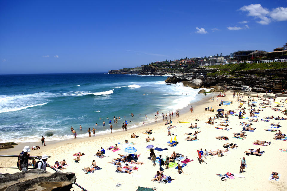 Tamarama Beach at summer