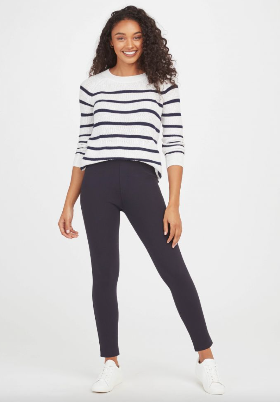 Spanx ‘The Perfect Pant’ Ankle 4-Pocket in Navy (Photo via Spanx)