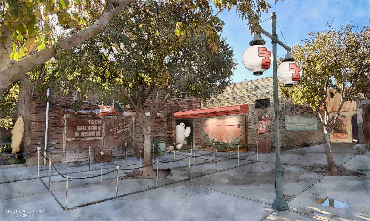 Disney California Adventure guests will have the opportunity to encounter Baymax in San Fransokyo Square starting this summer.