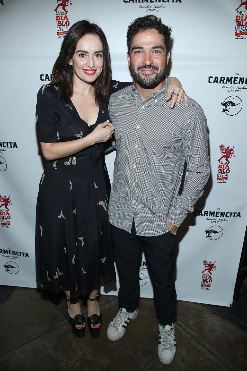 Ana de La Reguera y Alfonso Herrera en Los Ángeles en 2017 