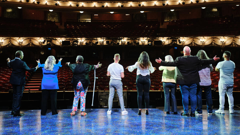 Newbie singers receive opera training in new documentary series 'Anyone Can Sing'. (Sam Shaw/Sky Arts)