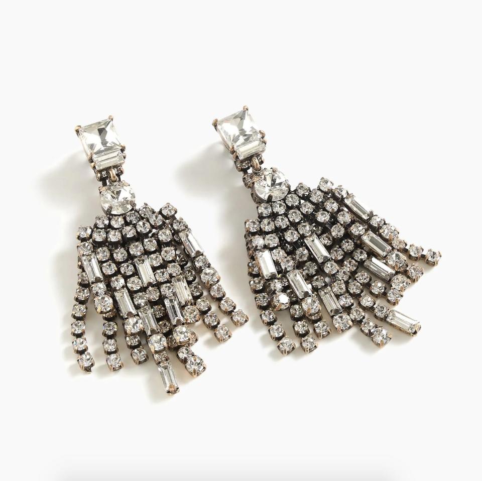 <strong><a href="https://www.jcrew.com/p/womens_category/jewelry/statement/double-crystal-drop-earrings/K6989" target="_blank" rel="noopener noreferrer">Get the&nbsp;double crystal drop earrings for $65﻿</a></strong>