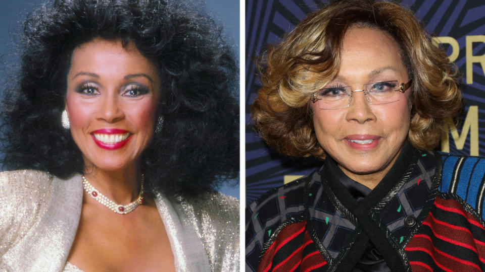 Diahann Carroll Left: 1989; Right: 2017