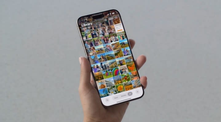 Photos app on iOS 18.