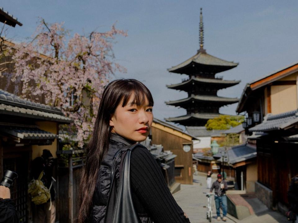 Grace Cheng in Kyoto, Japan.