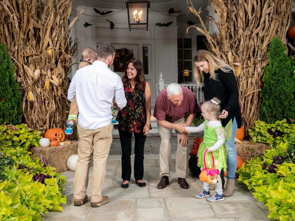 Halloween at the Vice President's Residence 2019