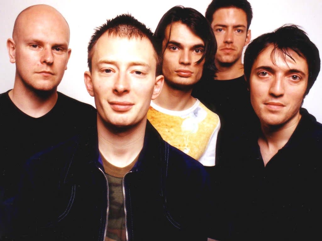 Radiohead in 1997  (Getty)